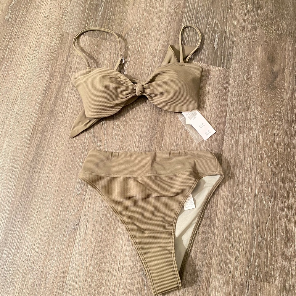 Abercrombie & Fitch Bandeau Swimsuit Set